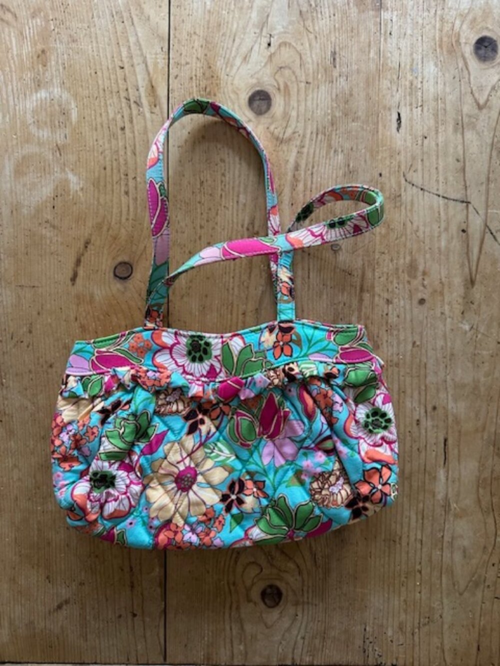 Vera Bradley Floral Quilted Small Purse